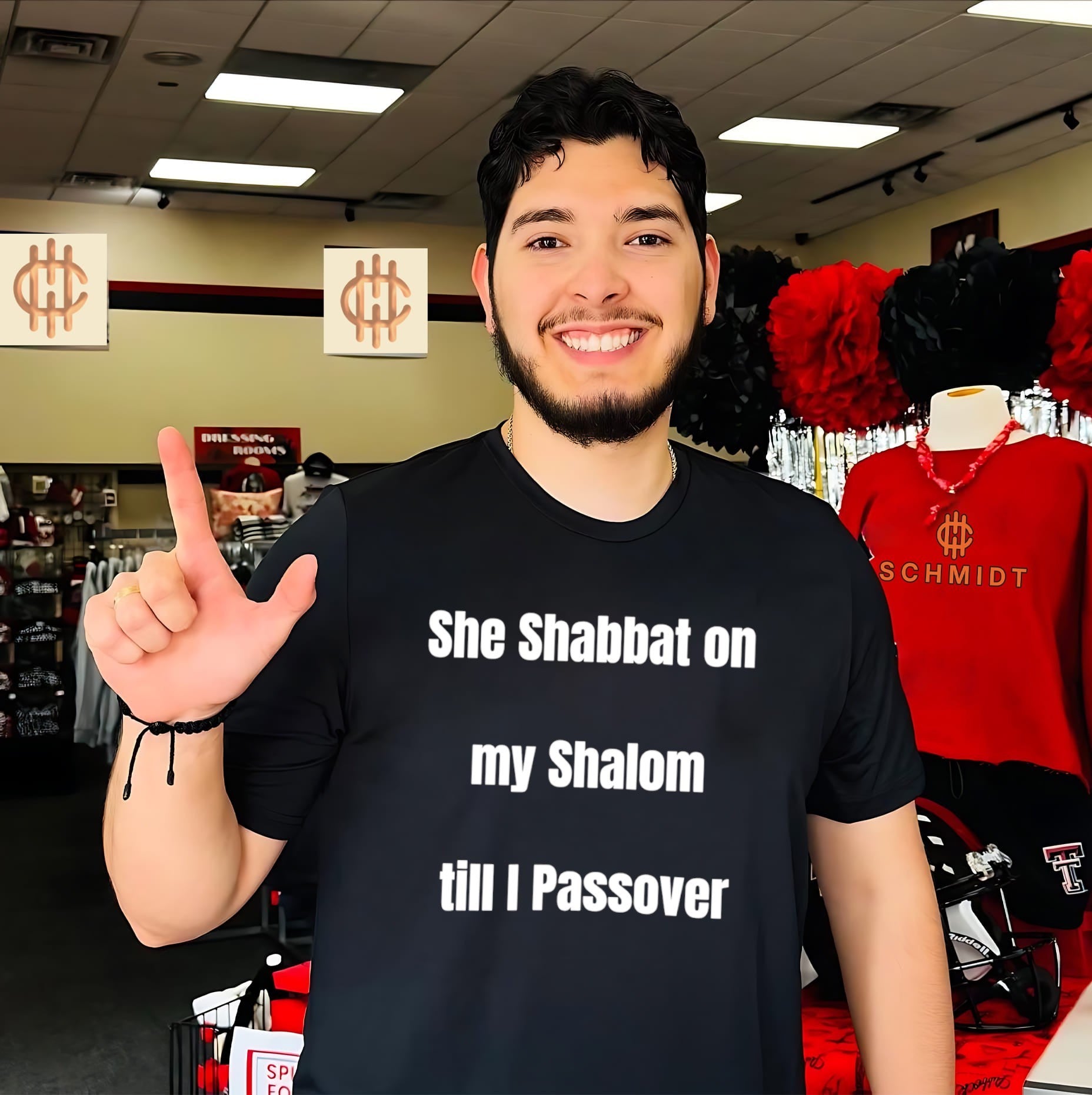 She shabbat on my Shalom till I Passover shirt