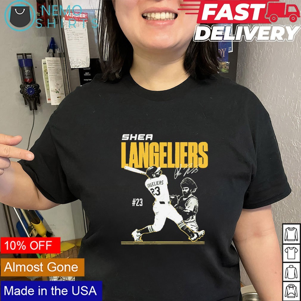 Shea Langeliers Athletics baseball player signature shirt