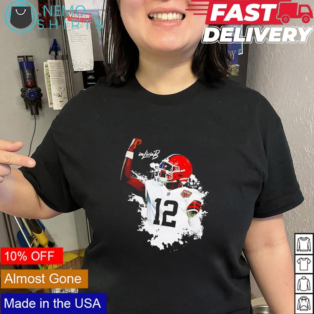 Shedeur Sanders Cleveland Browns number 12 touchdown signature shirt