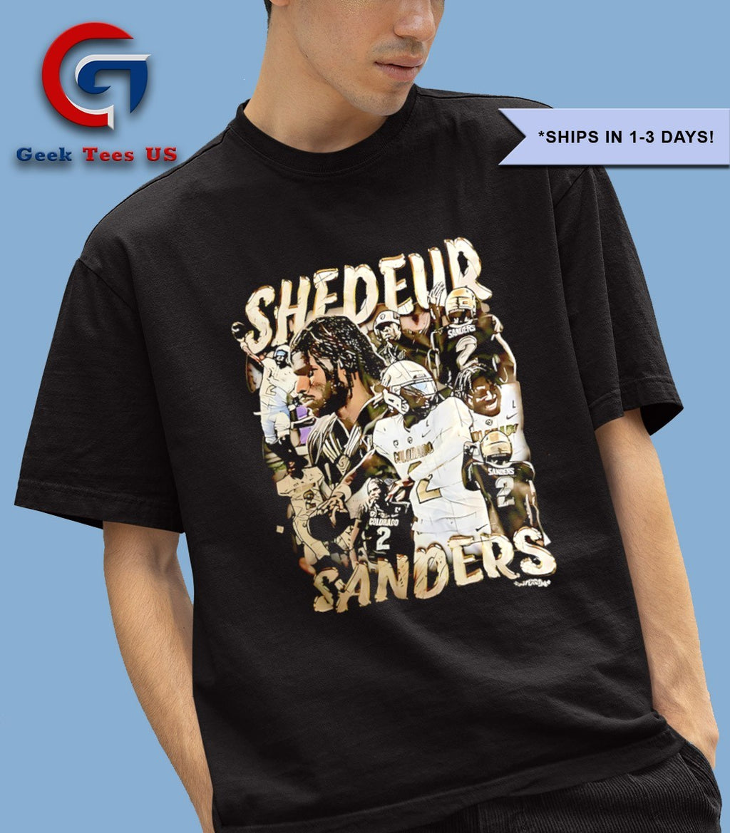 Shedeur Sanders Colorado Buffaloes football graphic shirt