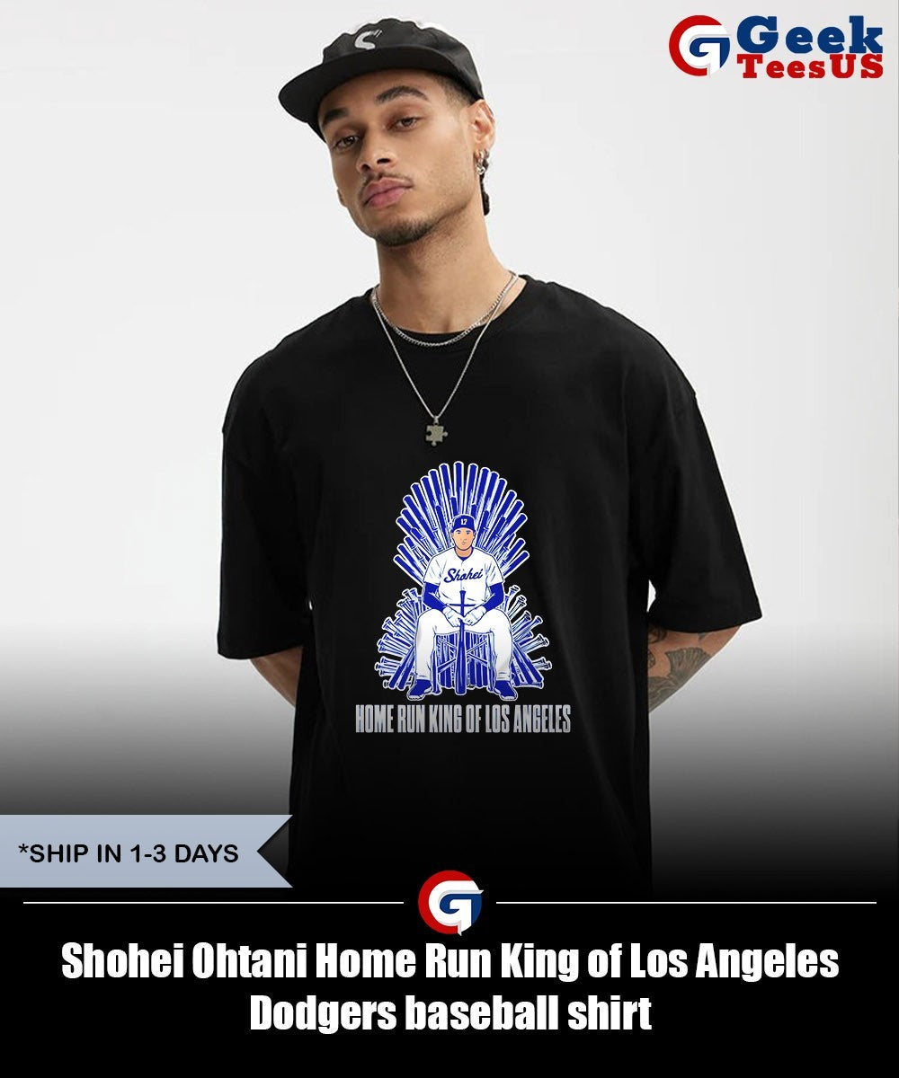 Shohei Ohtani Home Run King of Los Angeles Dodgers baseball shirt