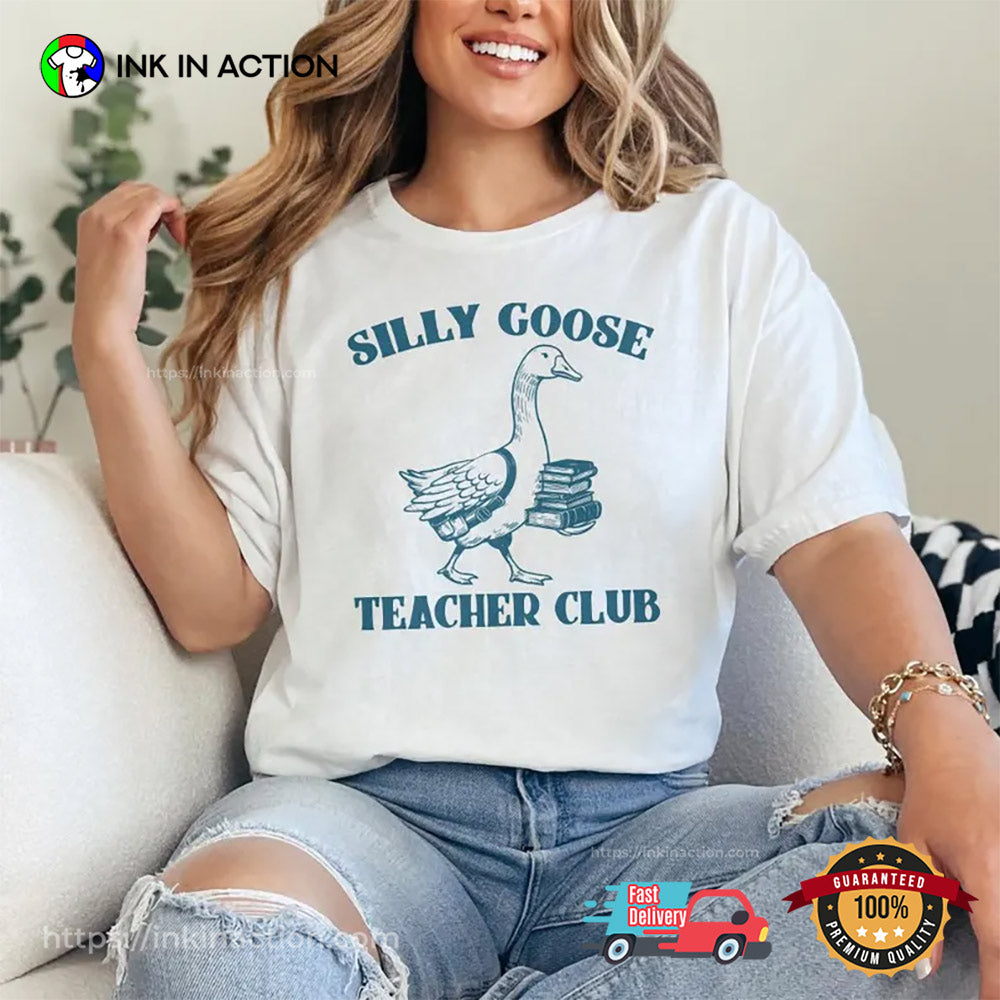 Silly Goose Teacher Club Back To School T-shirt
