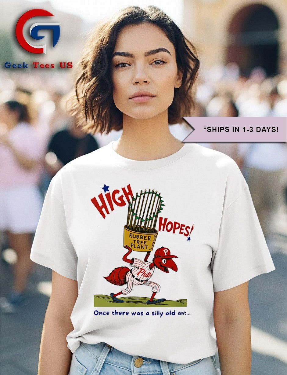 Silly old ant with high hopes Philadelphia Phillies trophy shirt