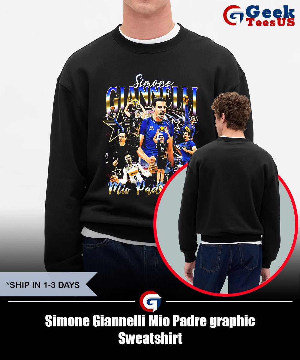 Simone Giannelli Mio Padre graphic shirt