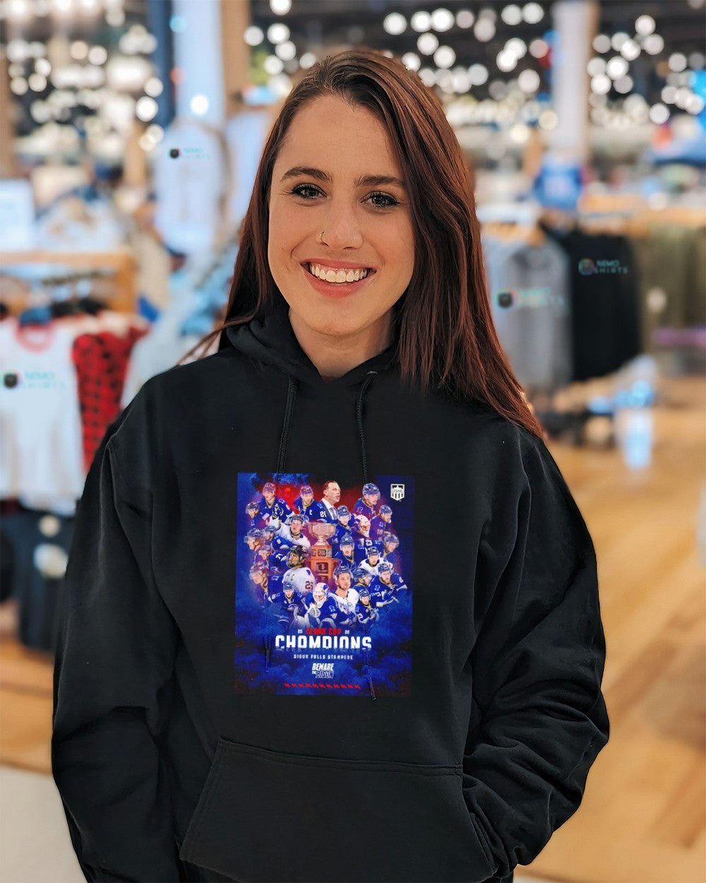 Sioux Falls Stampede 2026 Clark Cup champions shirt