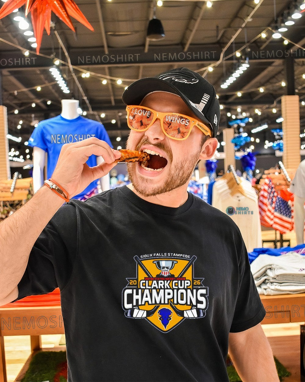 Sioux Falls Stampede 2026 USHL Clark Cup champions shirt