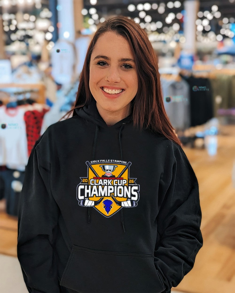 Sioux Falls Stampede 2026 USHL Clark Cup champions shirt