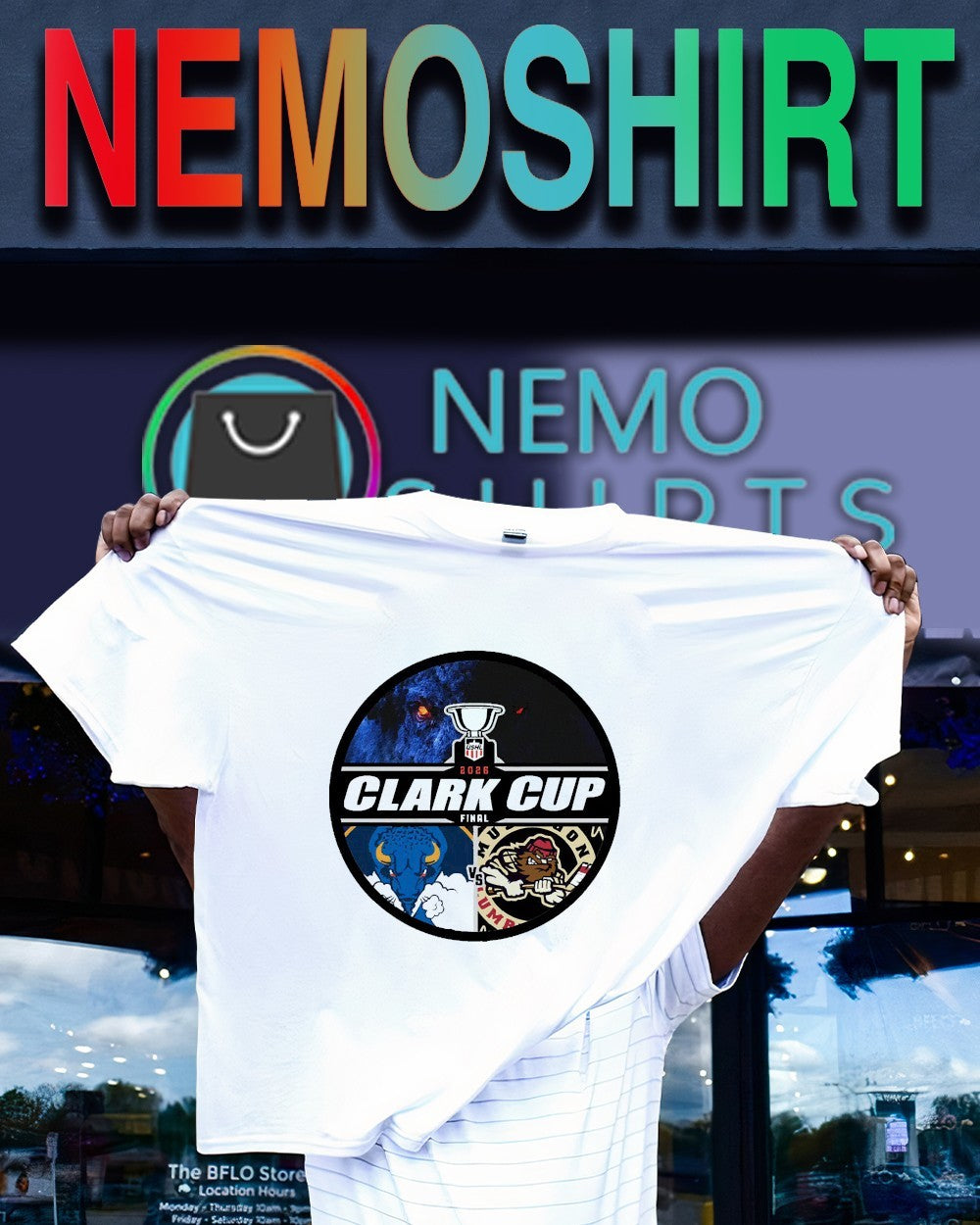 Sioux Falls Stampede vs Muskegon Lumberjacks 2026 USHL Clark cup final matchup shirt