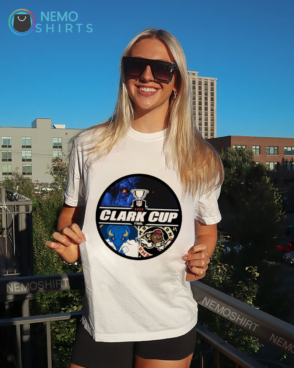 Sioux Falls Stampede vs Muskegon Lumberjacks 2026 USHL Clark cup final matchup shirt