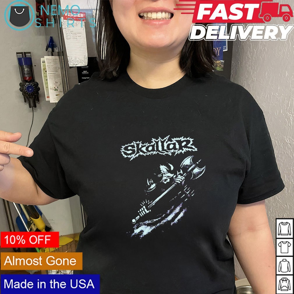 Skallar Death Metal band logo shirt
