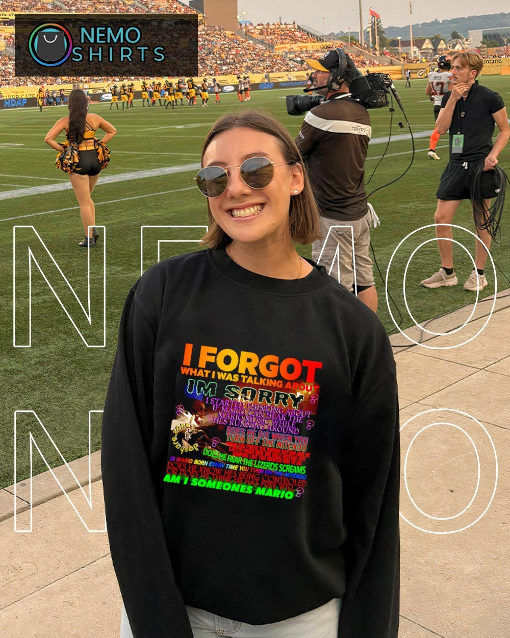 Skeleton I forgot what I was talking about Im sorry shirt
