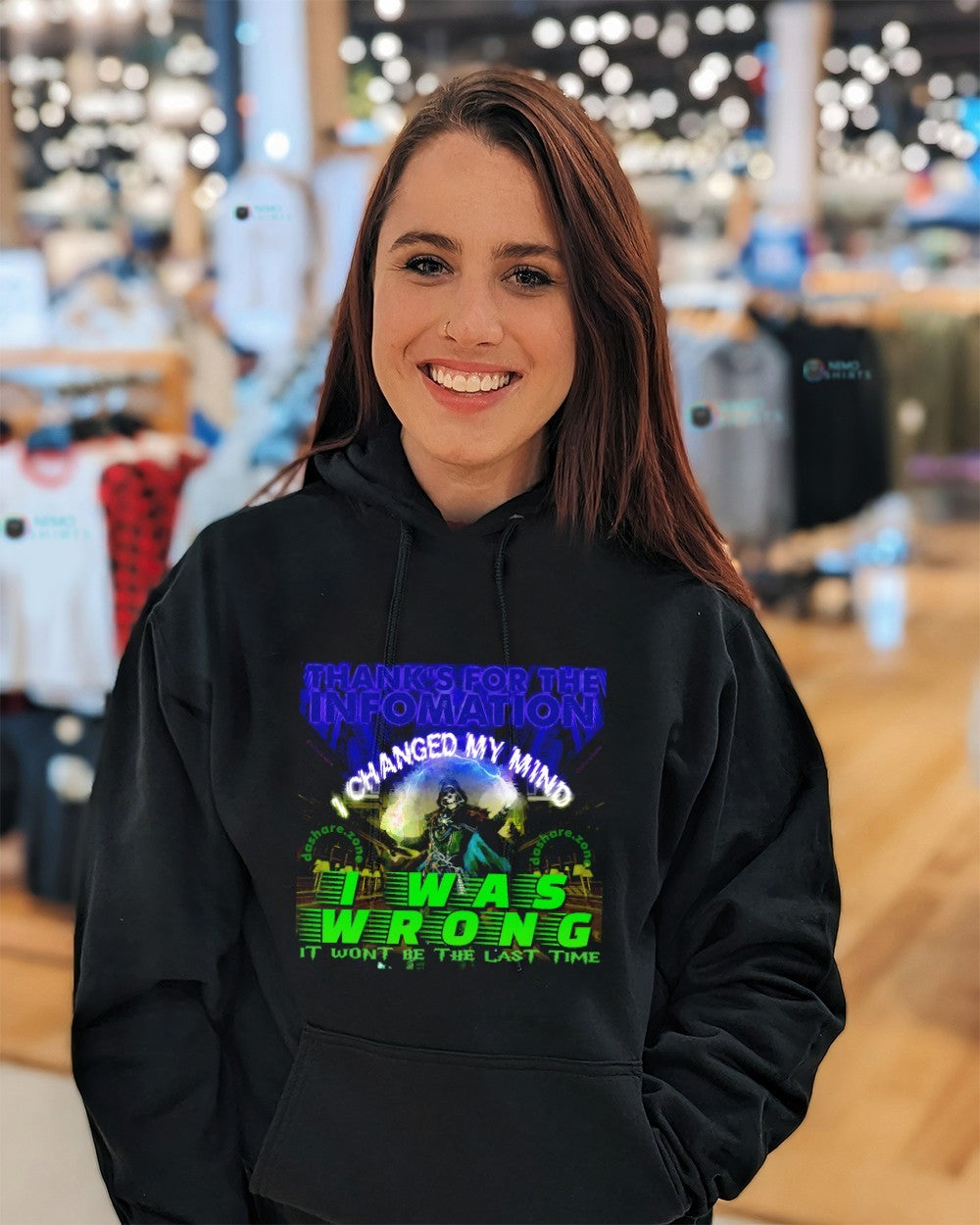 Skeleton thank’s for the infomation I changed my mind I was wrong shirt