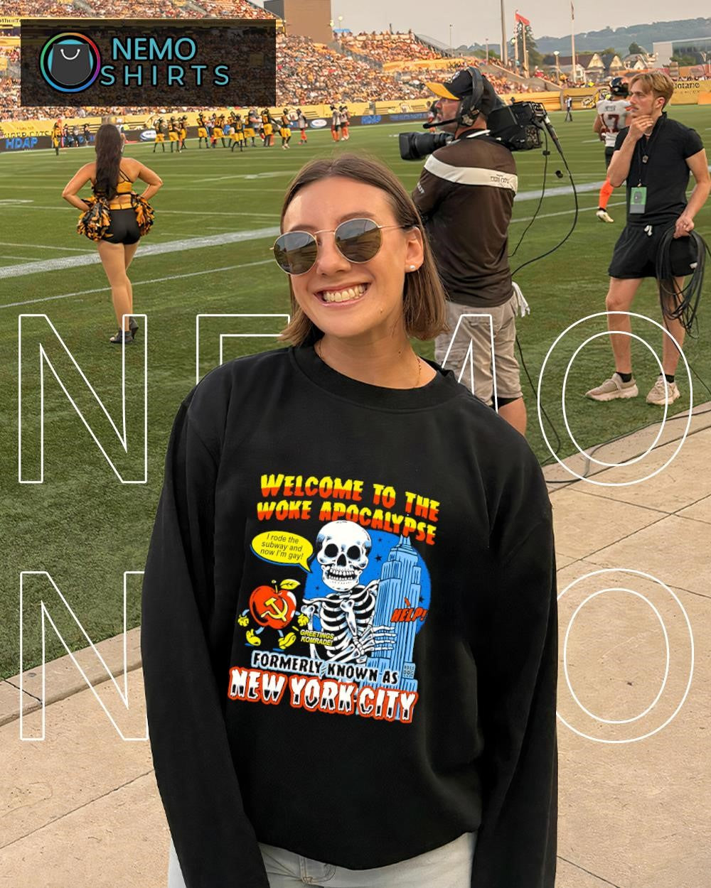 Skeleton welcome to the woke apocalypse formerly known as New York city shirt