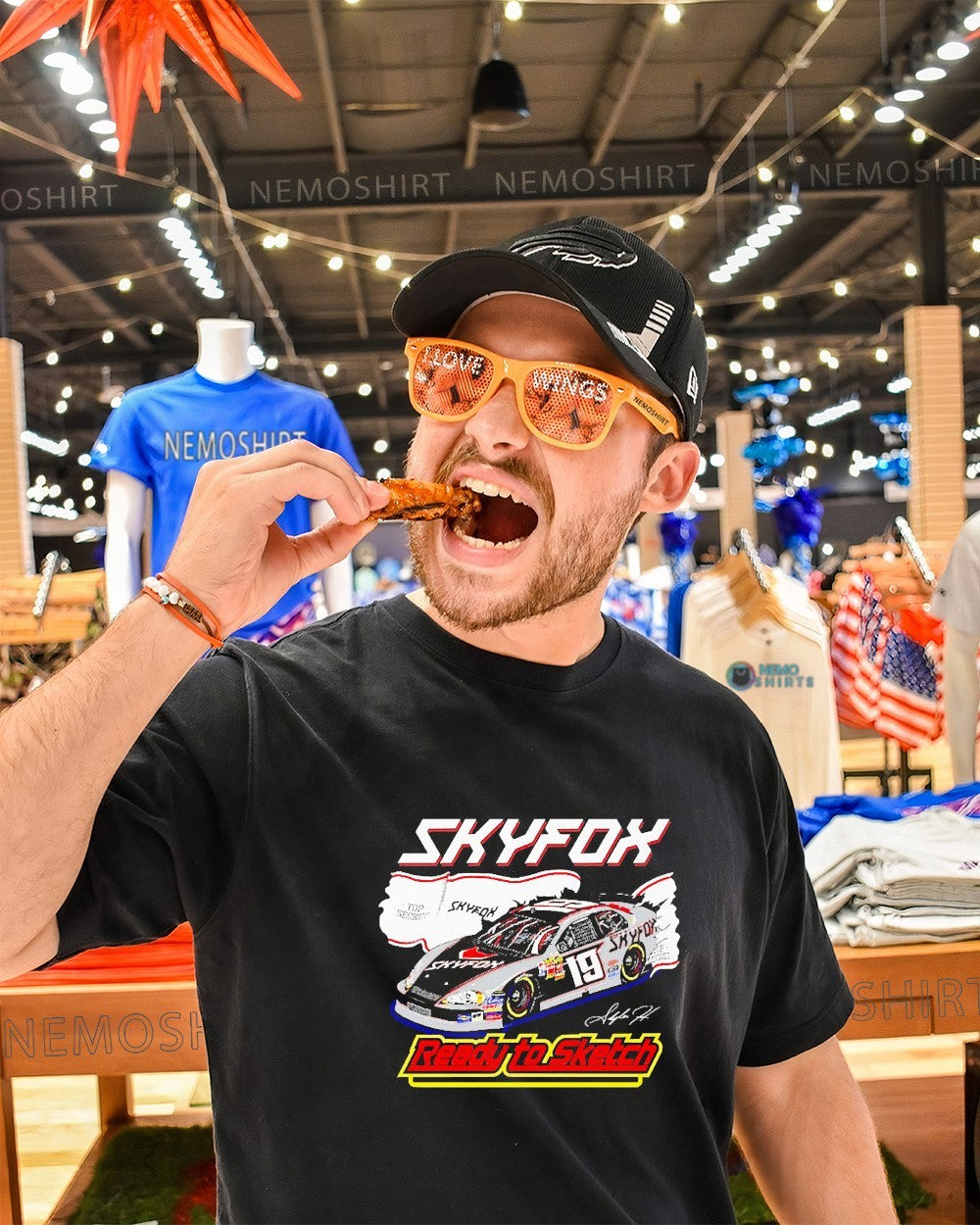 Skyfox ready to sketch racing shirt
