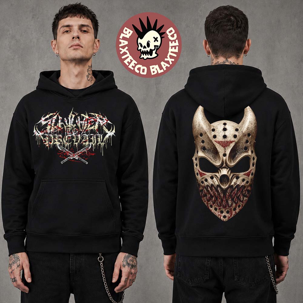 Slaughter To Prevail Halloween 2026 Friday The 13th Jason Mask Hoodie
