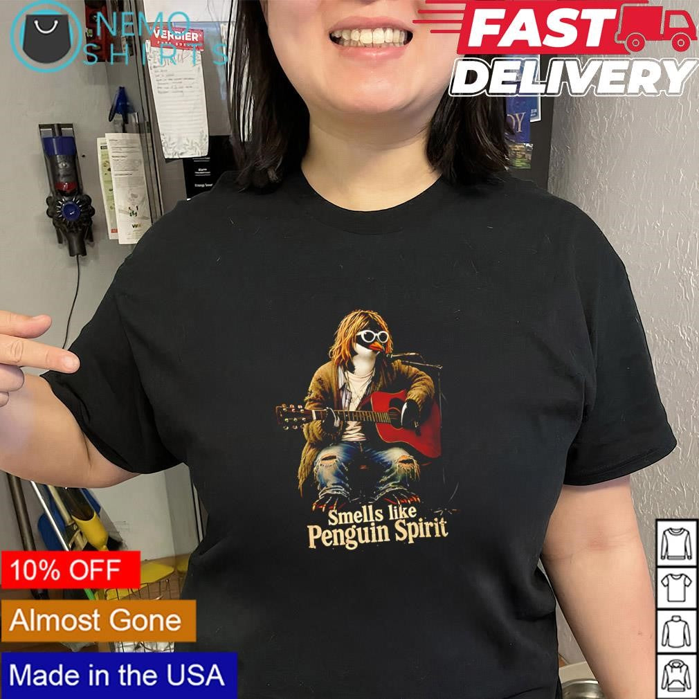 Smells Like Penguin Spirit musician shirt