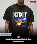 Smells like team spirit Detroit Lions Nevermind shirt