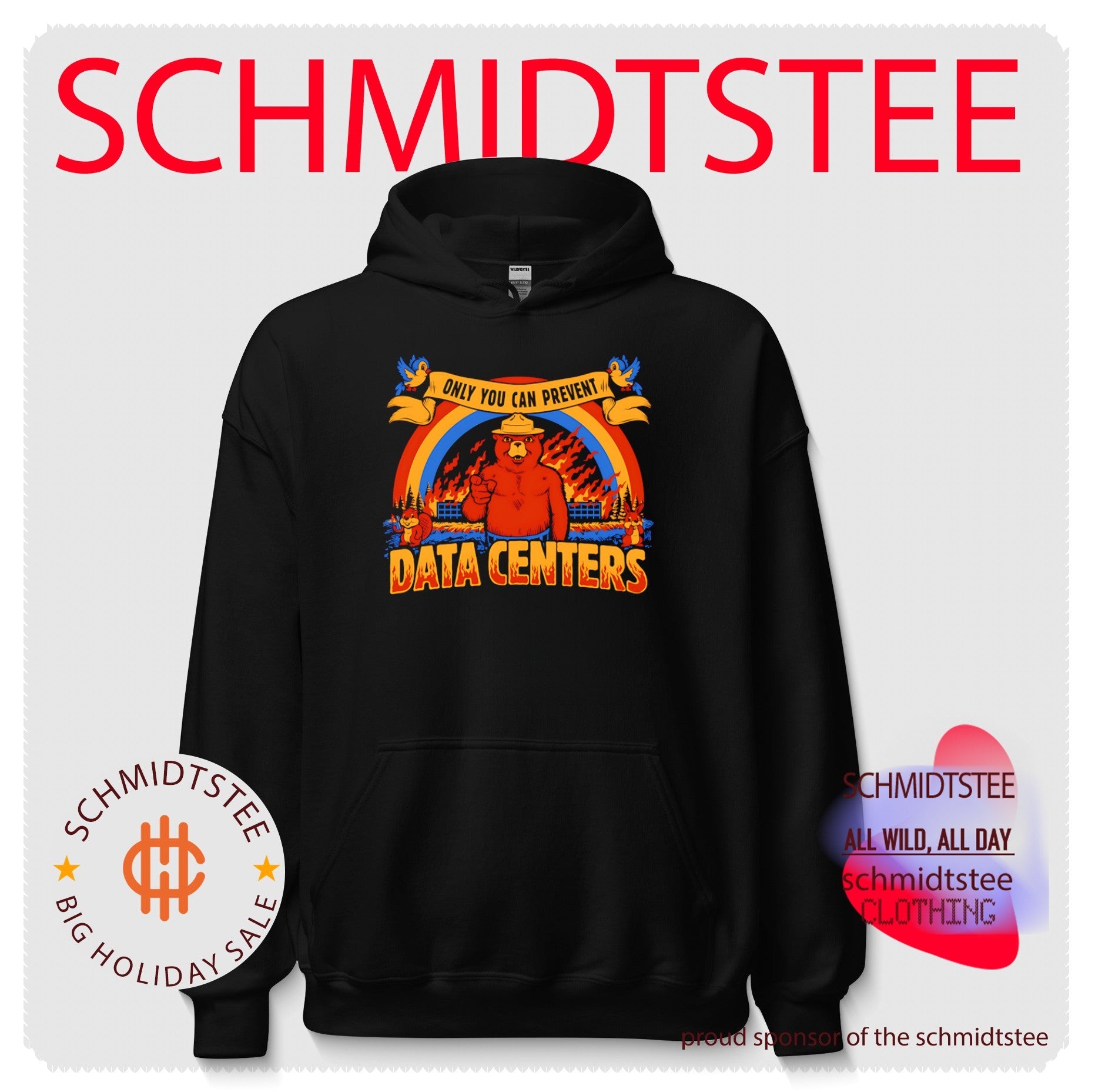Smokey Bear only you can prevent Data Centers fire shirt