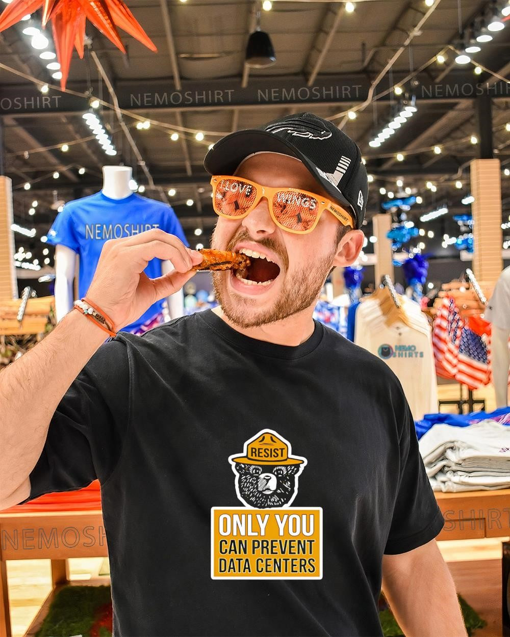 Smokey Bear resist hat only you can prevent data centers shirt