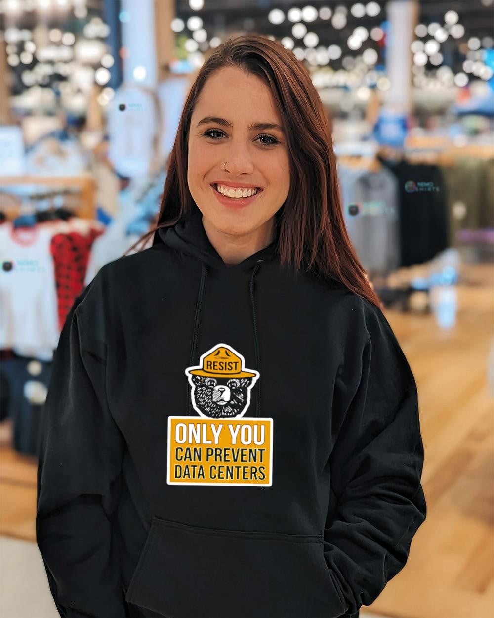 Smokey Bear resist hat only you can prevent data centers shirt