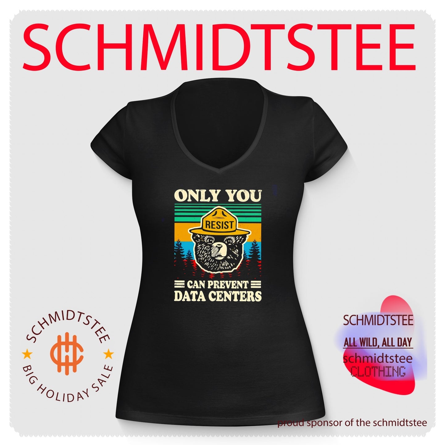 Smokey the Bear only you can prevent data centers shirt