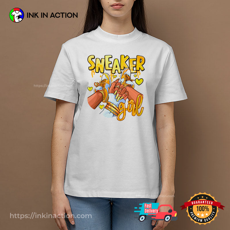 Sneaker Girl Luxury Girl Showing Her Nails Shirt