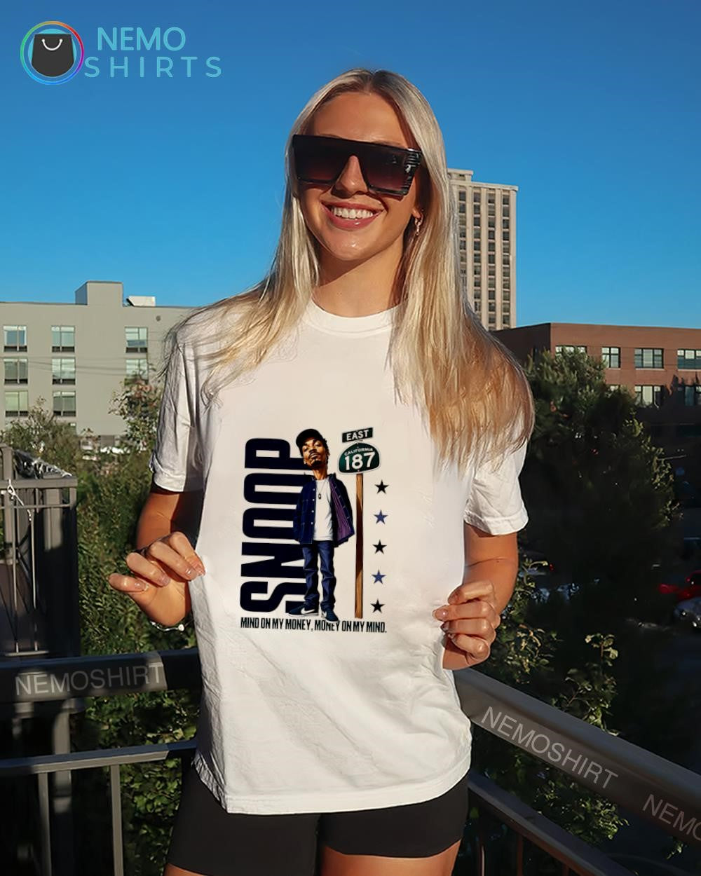 Snoop Dogg East California 187 mind on my money money on my mind shirt
