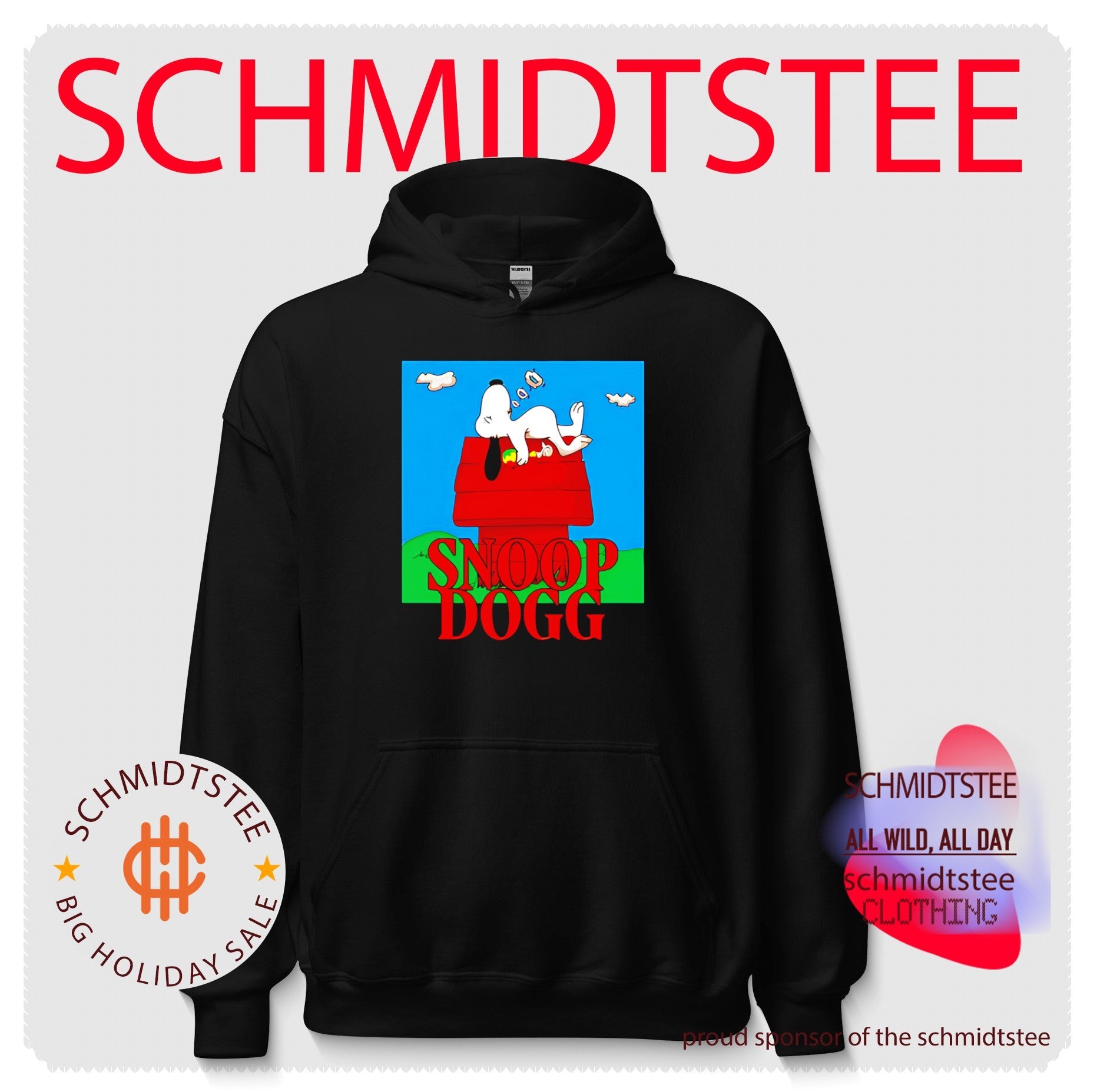 Snoop Dogg on rooftop graphic shirt