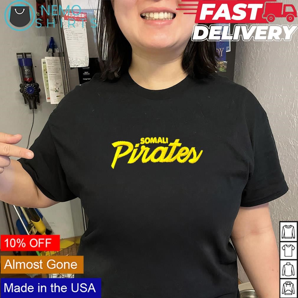 Somali Pirates text shirt