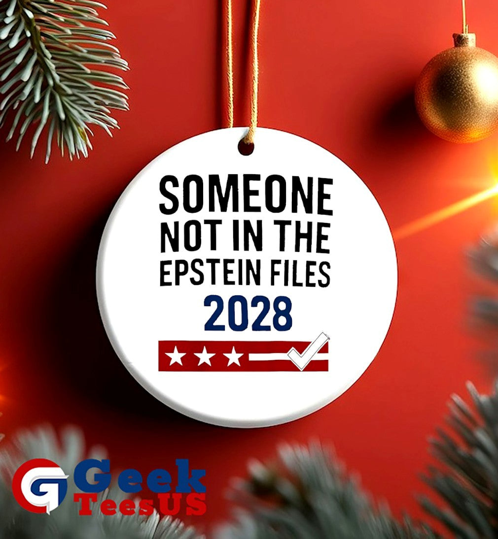 Someone not in the Epstein Files 2028 shirt