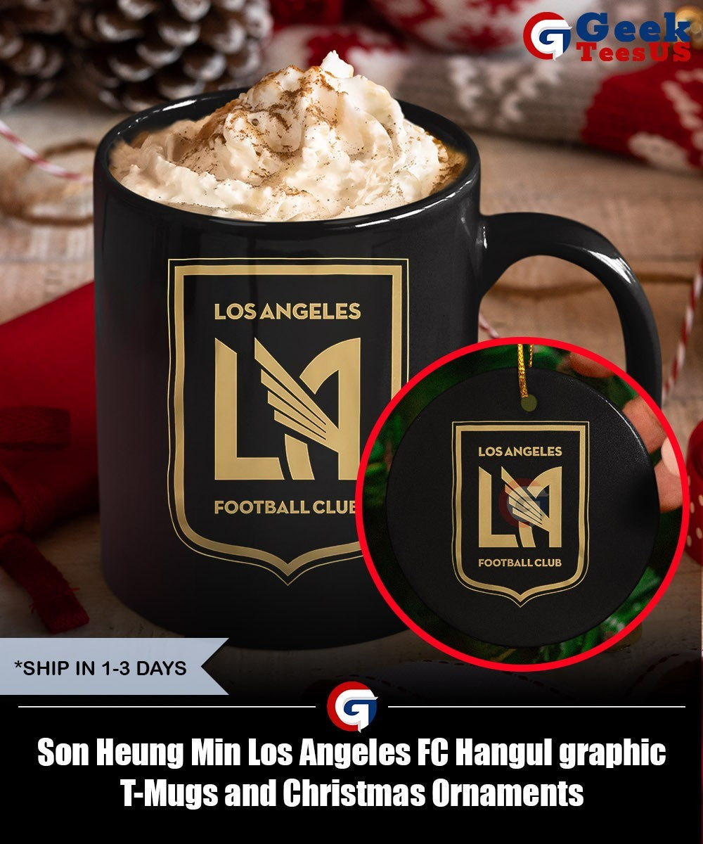 Son Heung Min Los Angeles FC Hangul graphic T-shirt