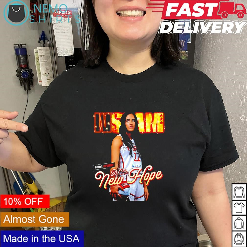 Sonia Citron Washington Mystics guard D.C.’s New Hope shirt