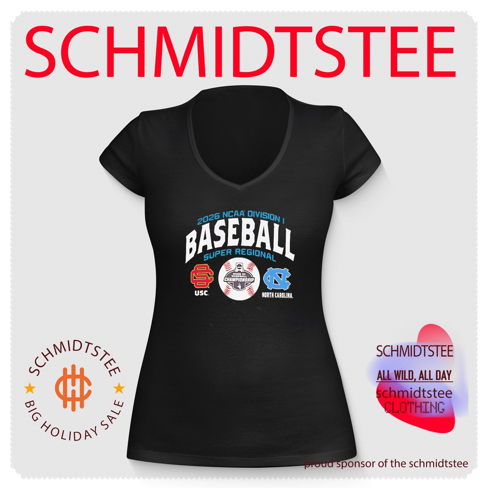 South Carolina Gamecocks vs. North Carolina Tar Heels 2026 NCAA Baseball Super Regional Matchup shirt