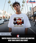 South Parks Kansas City Chiefs are hunting New York Giants MLB shirt