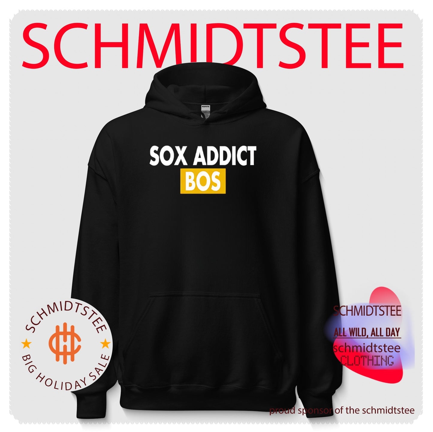 Sox Addict Bos text shirt