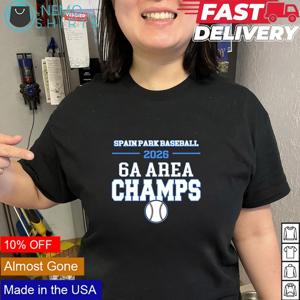 Spain Park baseball 2026 6A Area Champions shirt