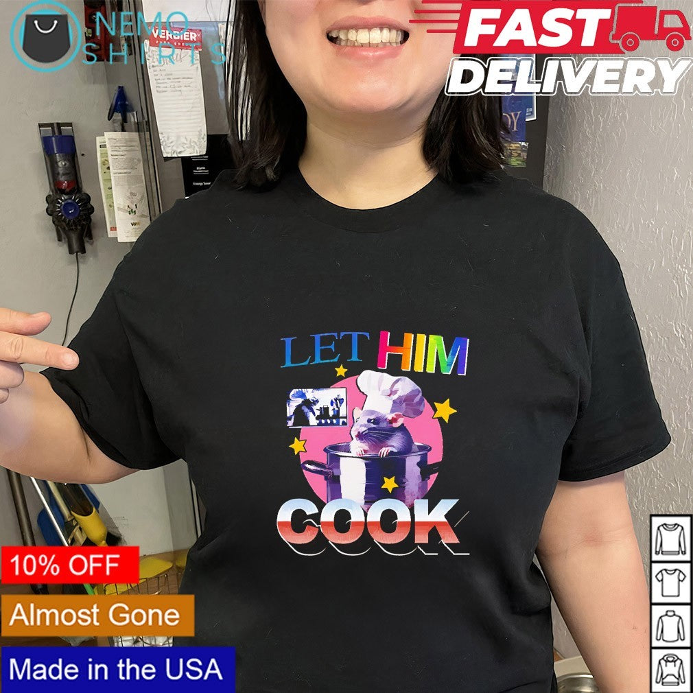 Spencer’s Let Him Cook rat chef’s hat shirt