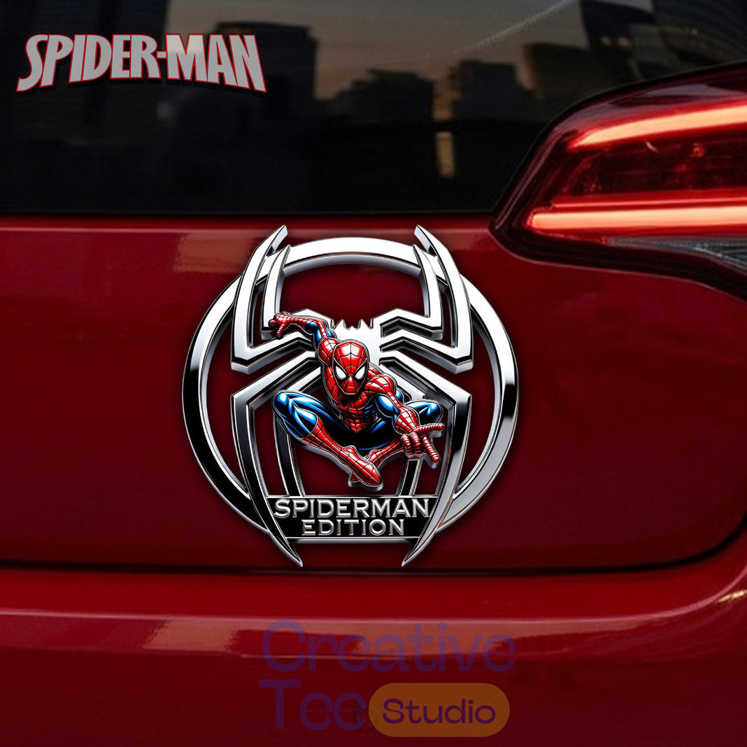 Spider-man Premium Car Name Badge
