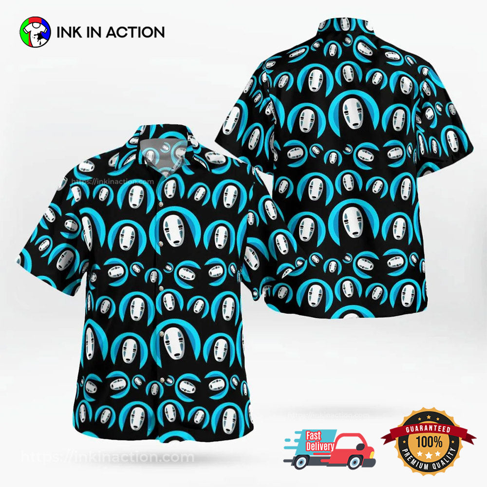 Spirited Away No Face Hawaiian Shirt