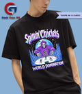 Spittin Chiclets Podcast Merch World Domination shirt
