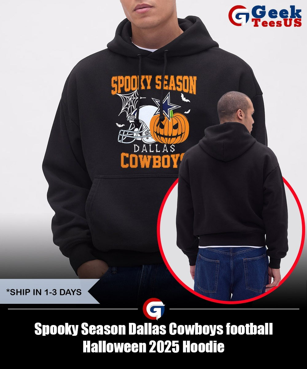 Spooky Season Dallas Cowboys football Halloween 2025 shirt