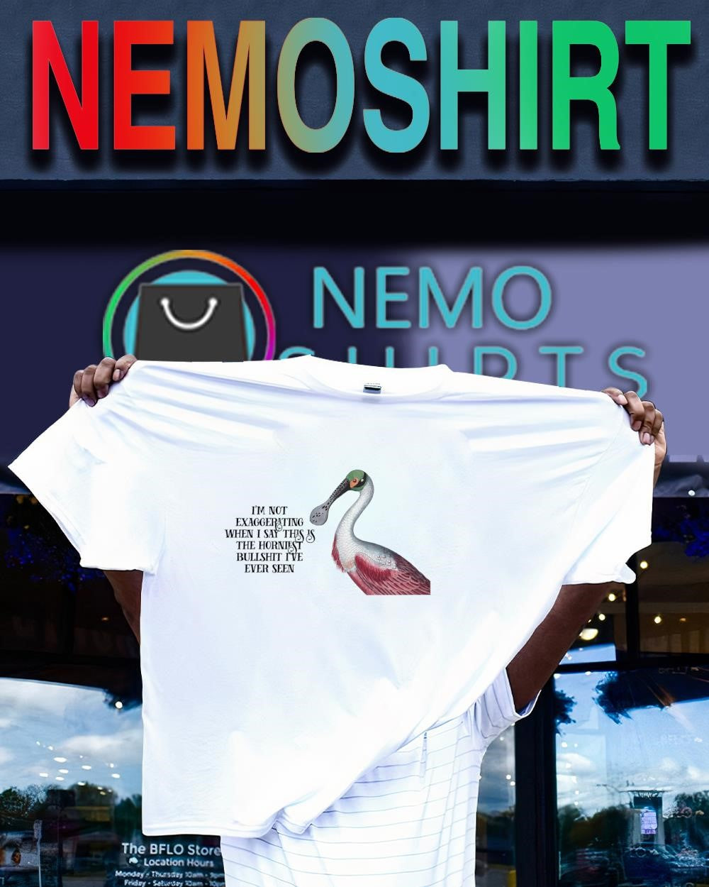 Spoonbill birds I’m not exaggerating when I say this is the horniest bullshit I’ve ever seen shirt