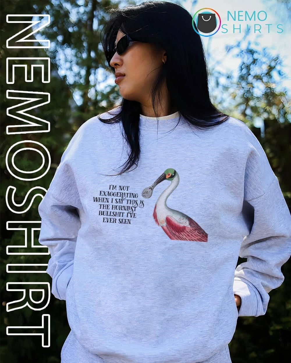Spoonbill birds I’m not exaggerating when I say this is the horniest bullshit I’ve ever seen shirt