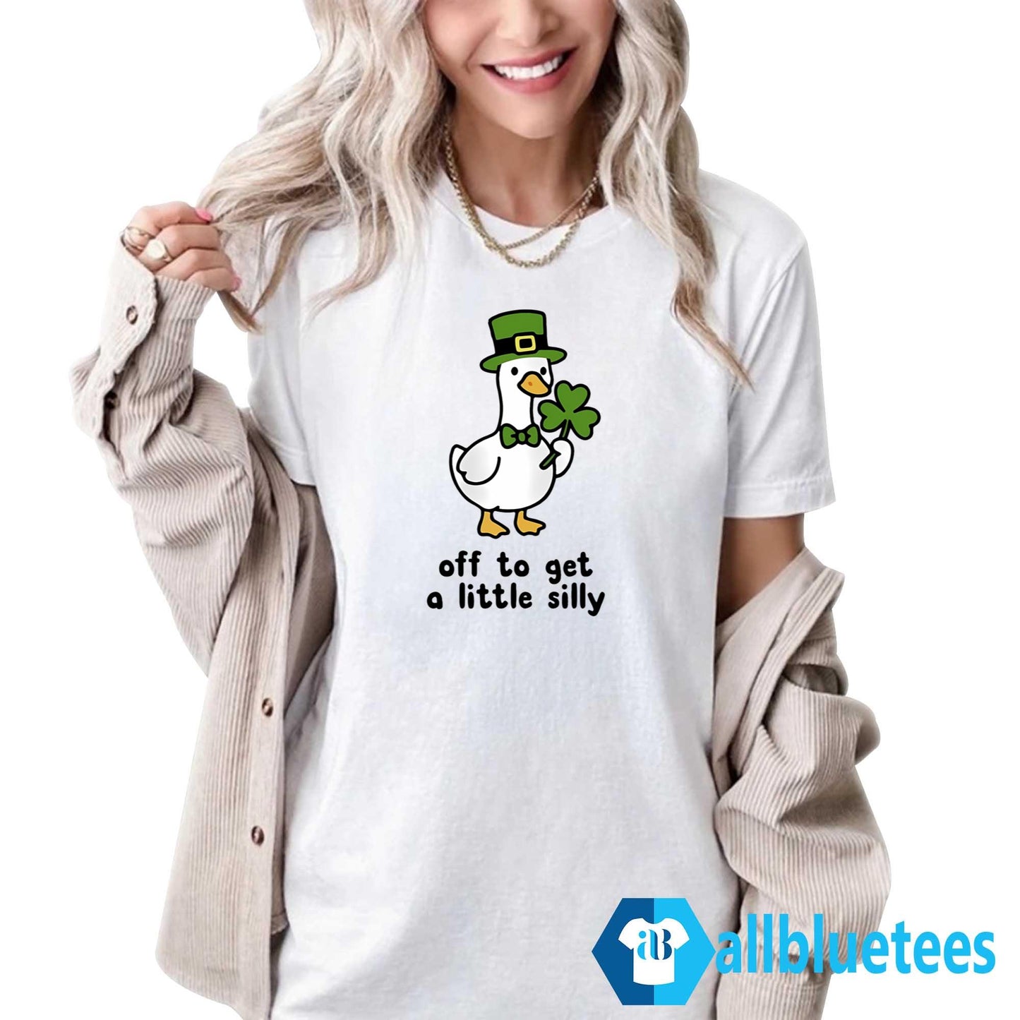 St. Patrick’s Day Goose Off To Get A Little Silly Shirt