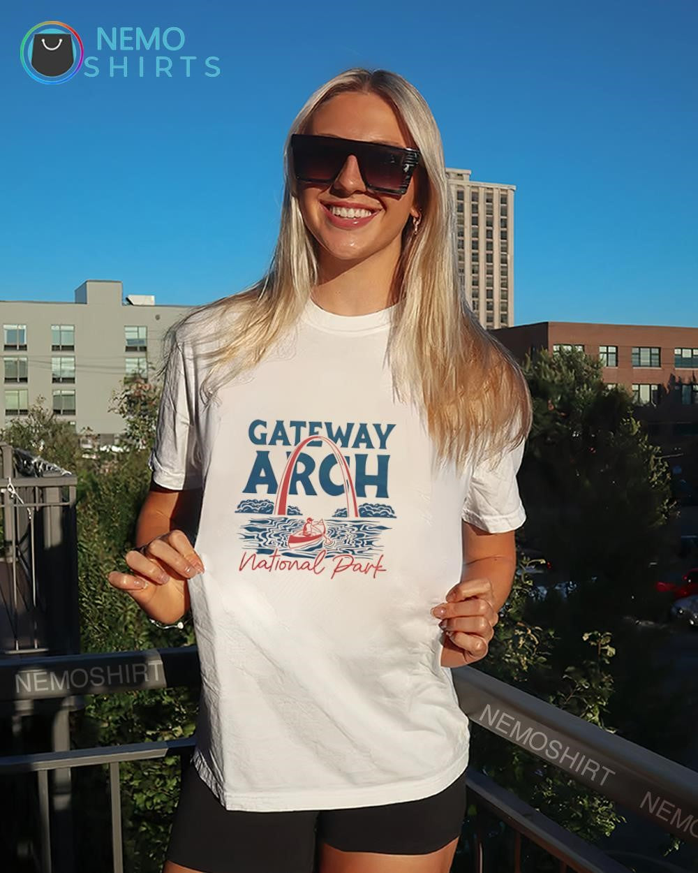 St. Louis Gateway Arch National Park graphic shirt