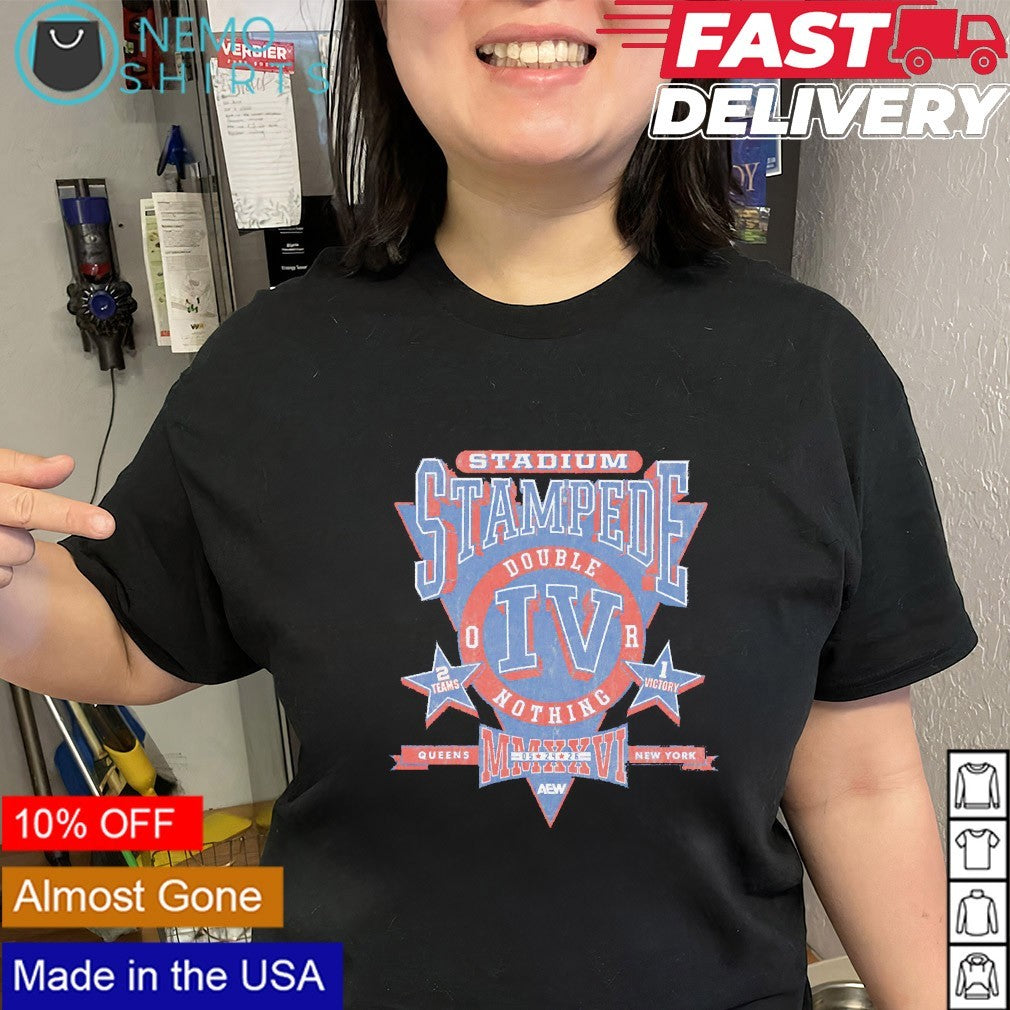 Stadium Stampede AEW Double or Nothing 2026 shirt