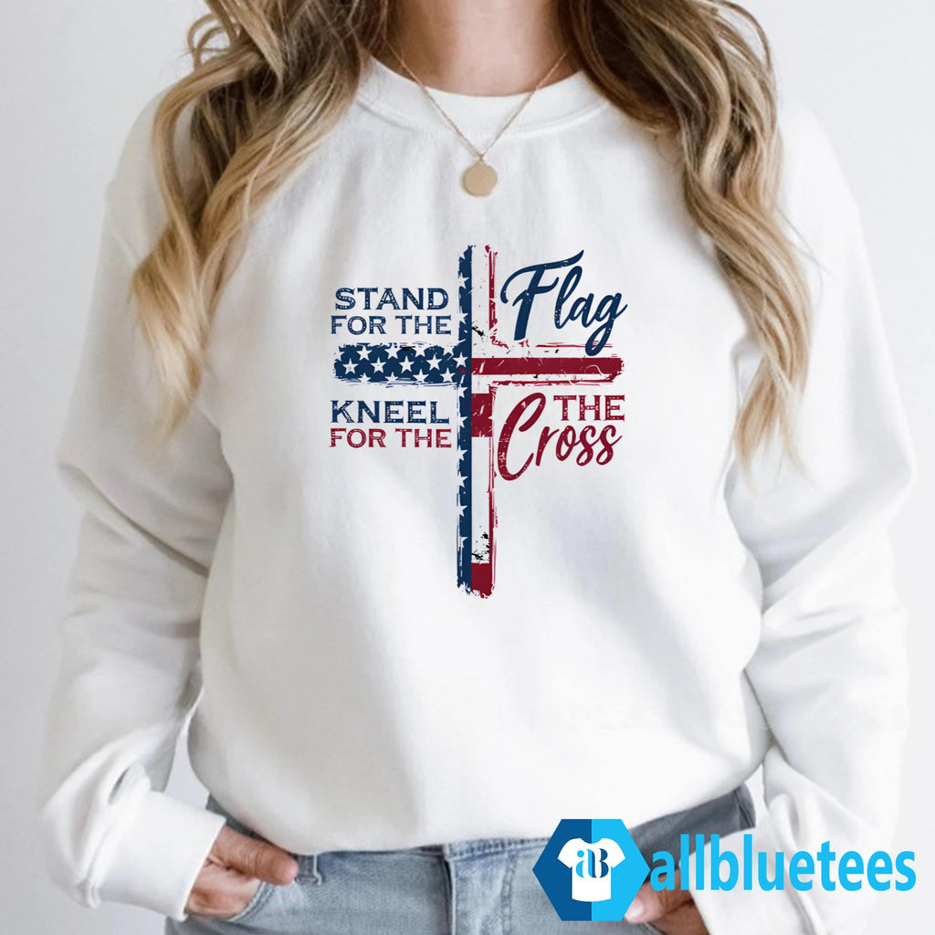 Stand For The Flag Kneel For The Cross Shirt