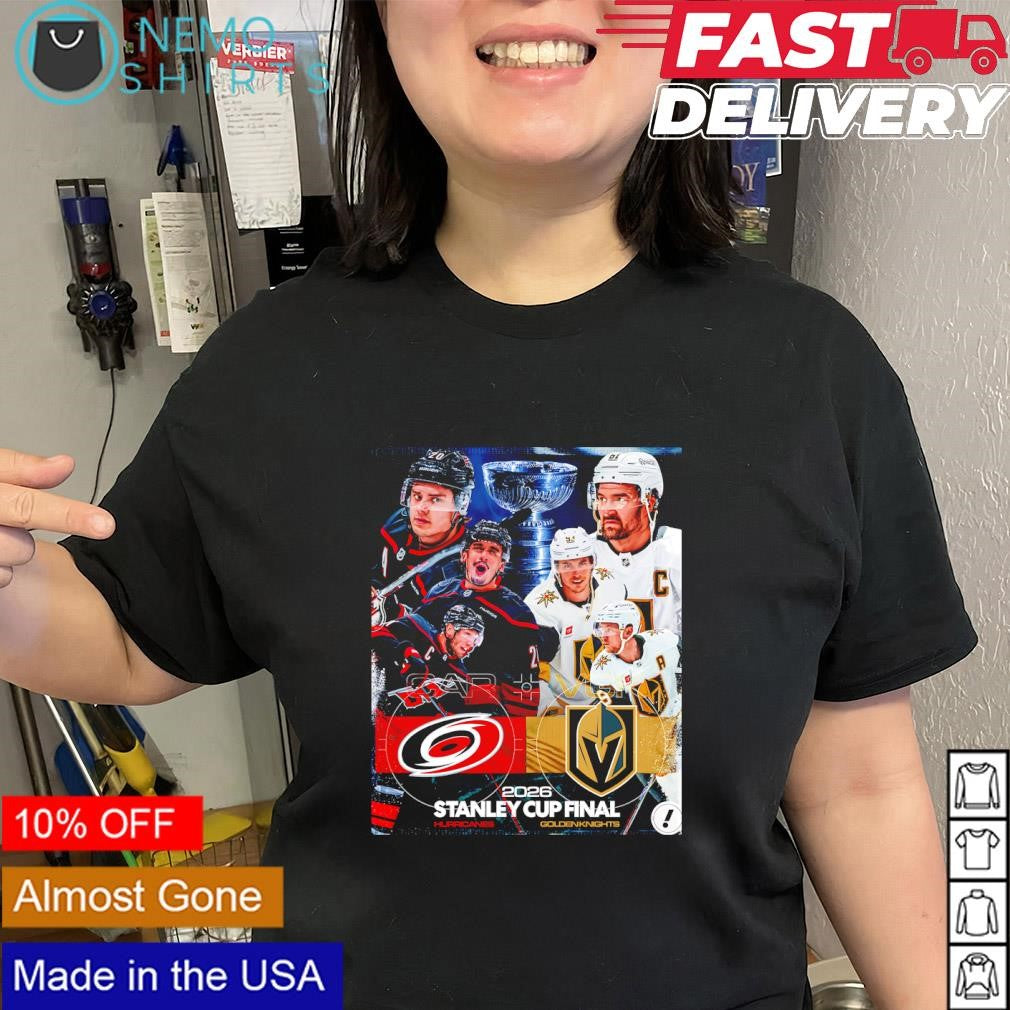 Stanley Cup Final 2026 Hurricanes vs Golden Knights Game 1 shirt