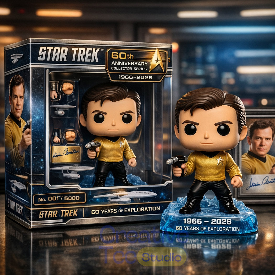 Star Trek 60th Anniversary Legacy Series – Captain & Science Officer Pop Figure