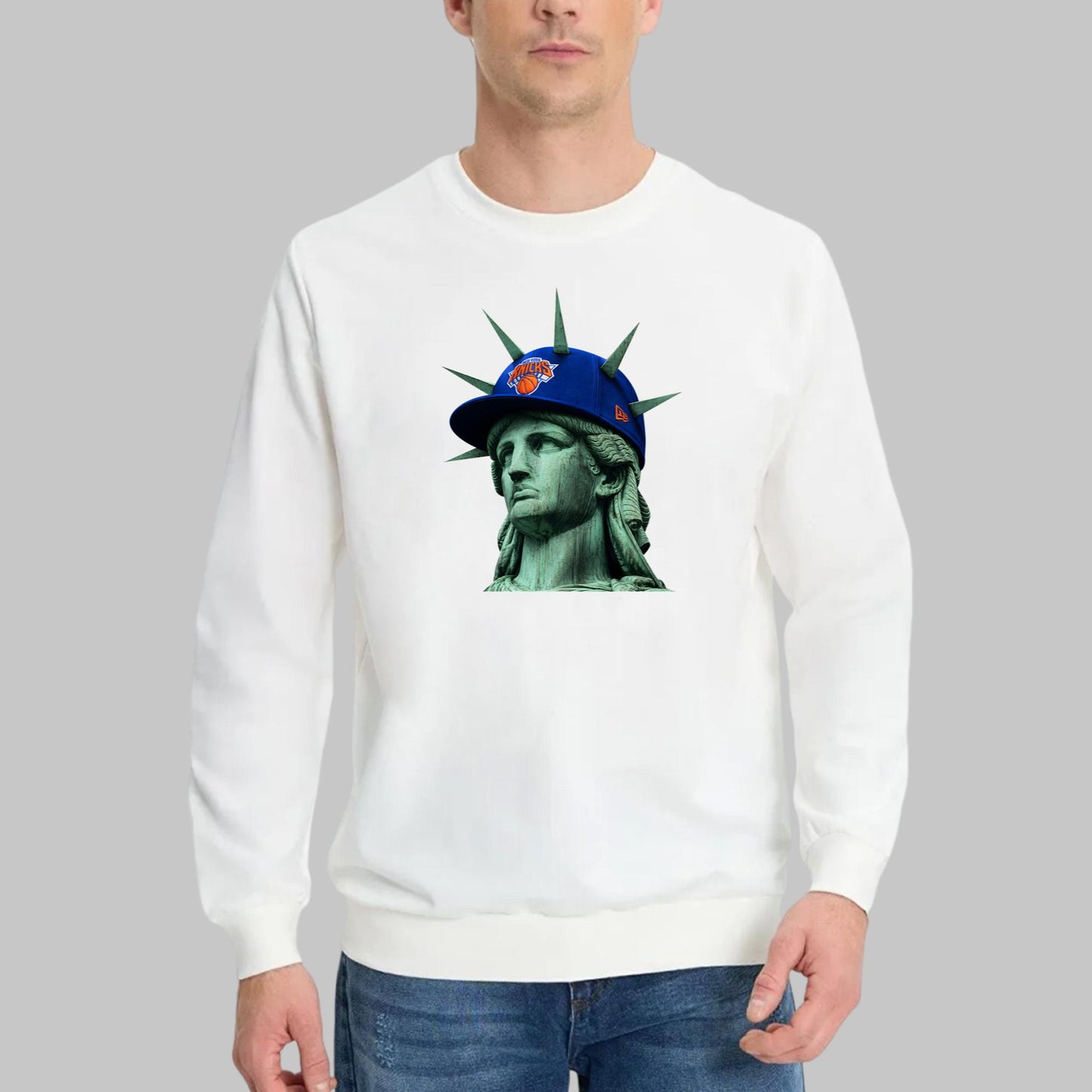 Statue Of Liberty Knicks Hat Shirt